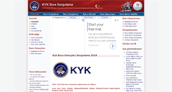 Desktop Screenshot of kykburssorgulama.com