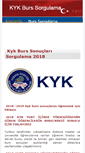 Mobile Screenshot of kykburssorgulama.com